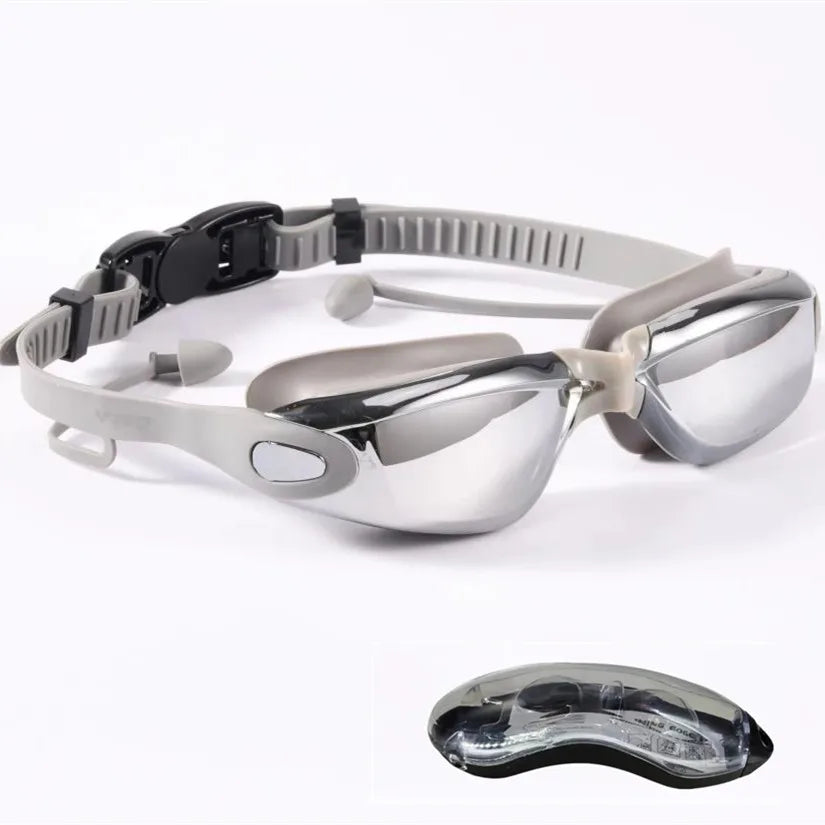 ARENA Professional Adult Anti-fog Swimming Goggles Earplugs Men