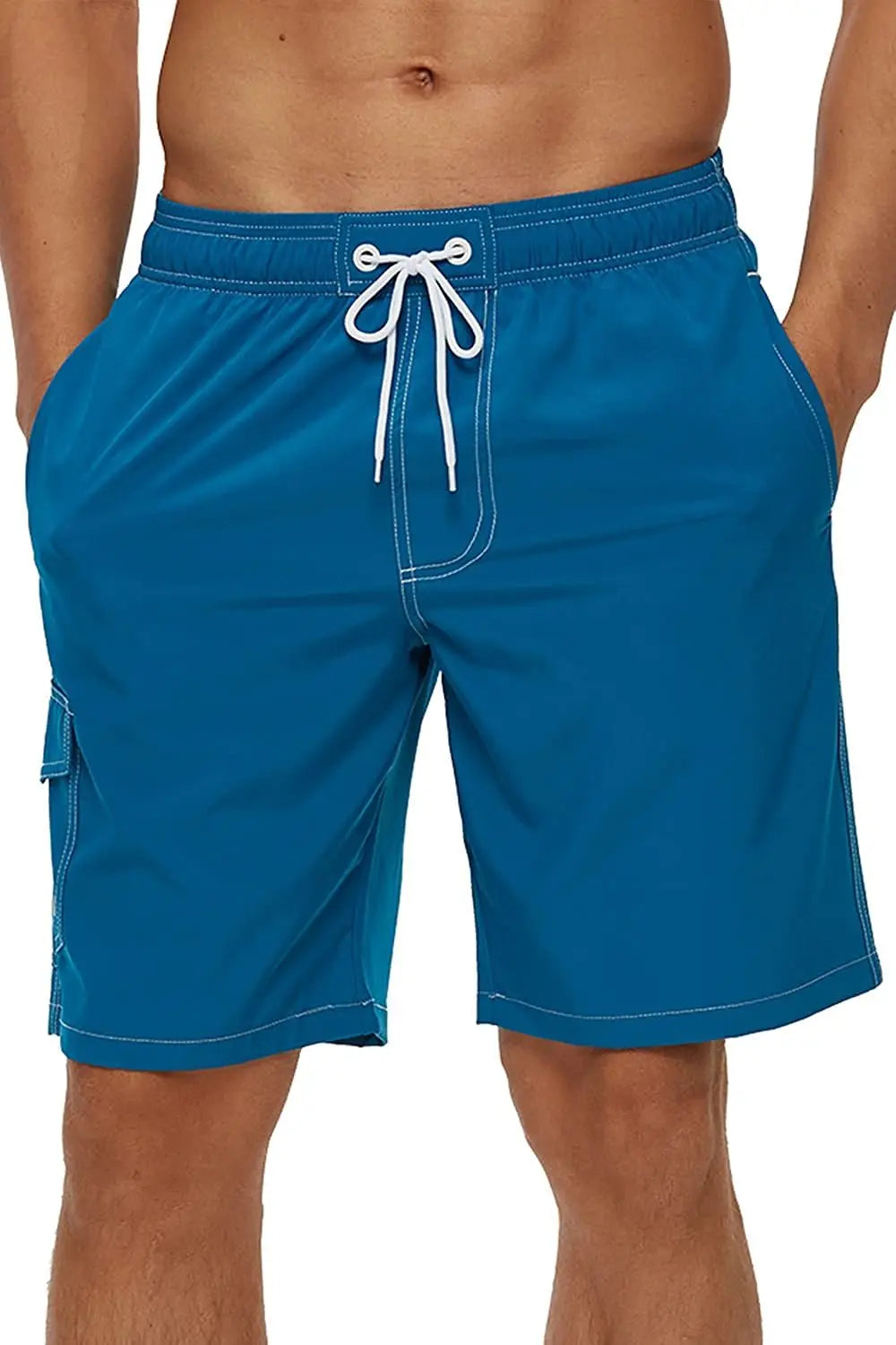 Men's Summer Beach Shorts Swimsuits Mesh Lined Swimwear