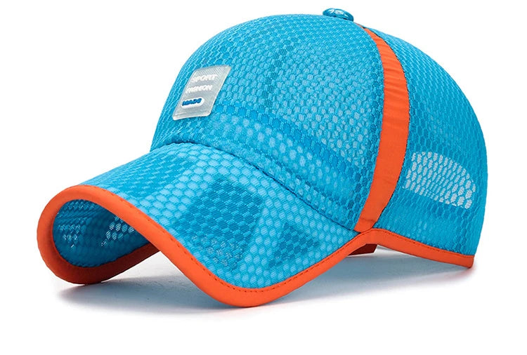 Kids' Breathable Curved-Brim Baseball Cap
