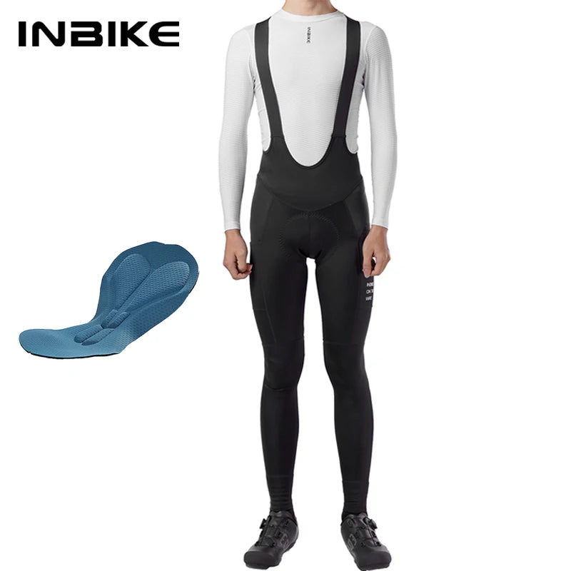 Men's Spring Padded Cycling Bib Tights, image 3 of 19