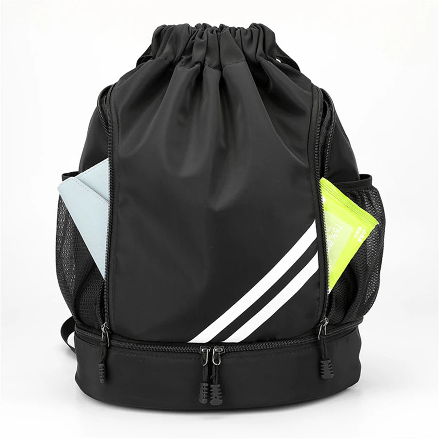 Unisex Basketball Drawstring Gym Backpack