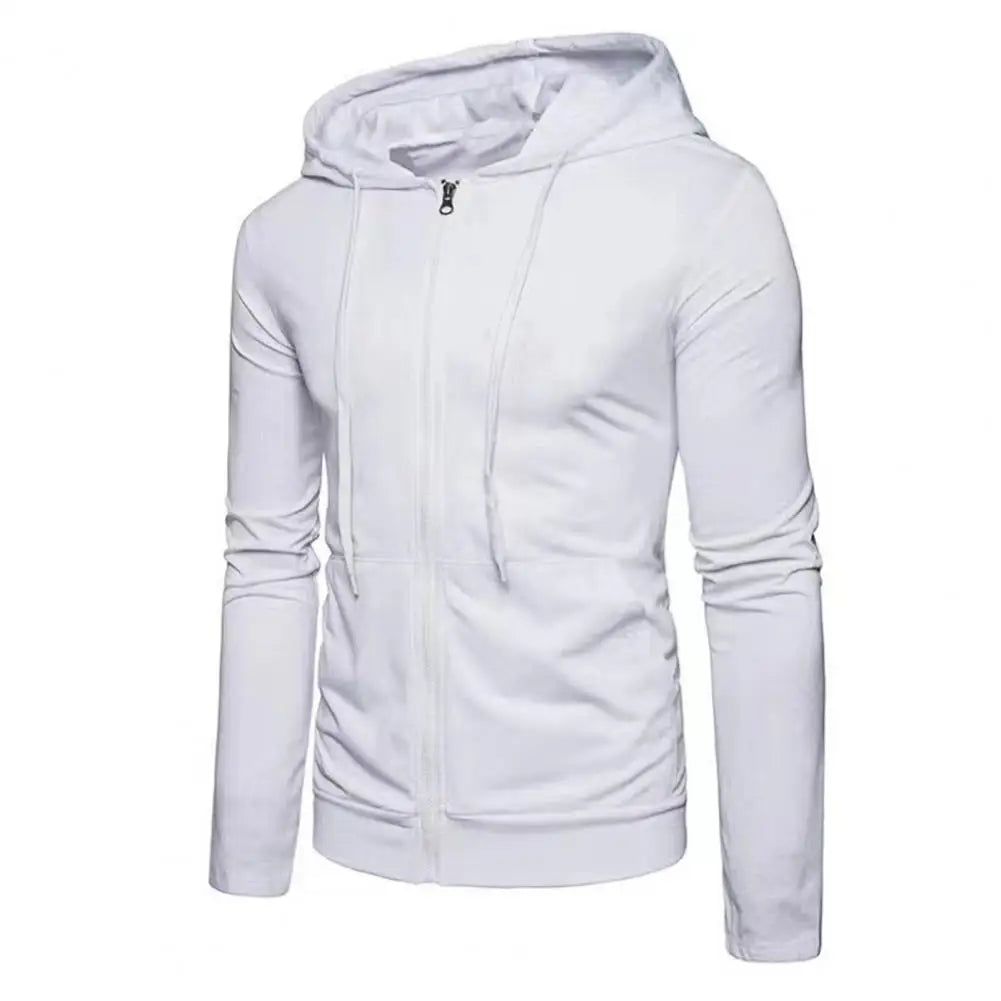 Autumn Men Sweatshirts Long Sleeve Jacket Hoodie Zipper