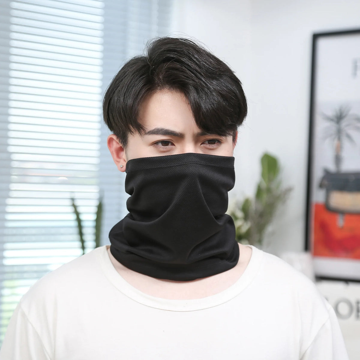 Solid Colour Multi-Use Neck Warmer Tube, image 17 of 31