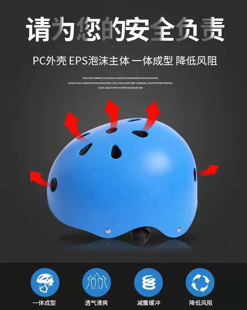 Electric Scooter Round Bike Helmet Cycling Skateboard Ski