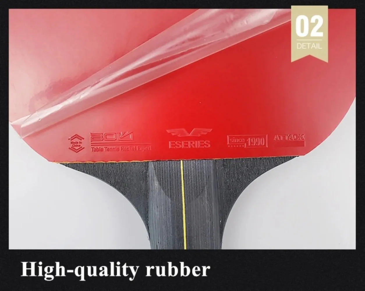 5/6 Star Table Tennis Racket 2PCS Professional Ping