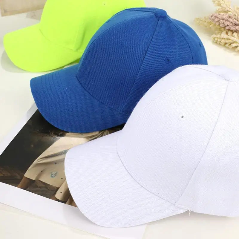 Fashion Candy Color Kids Baseball Cap Sun Protection