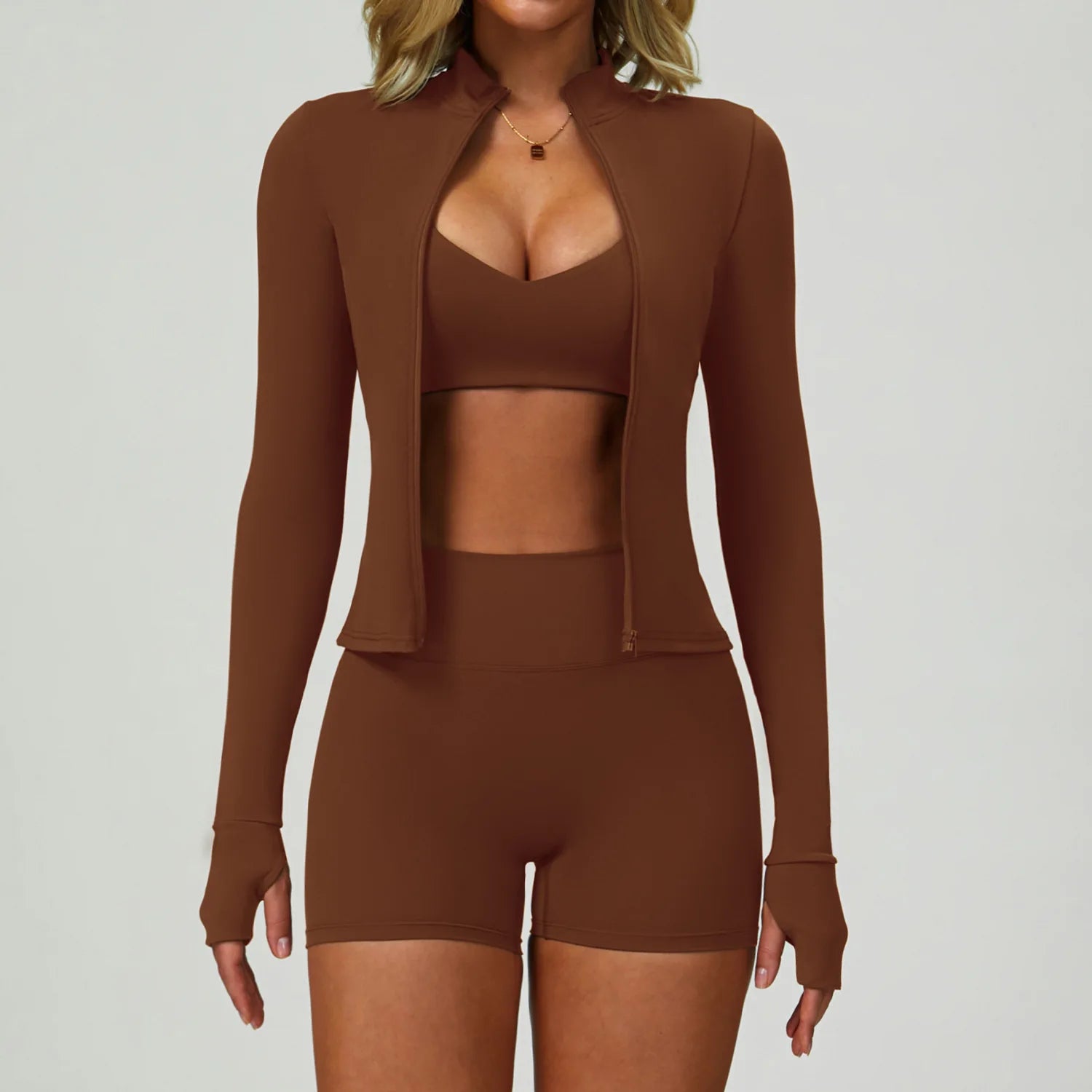 2 Piece Yoga Clothes Women Sport Set Tracksuit