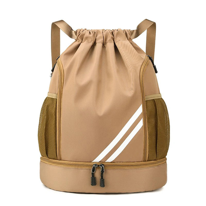 Unisex Basketball Drawstring Gym Backpack, image 1 of 20