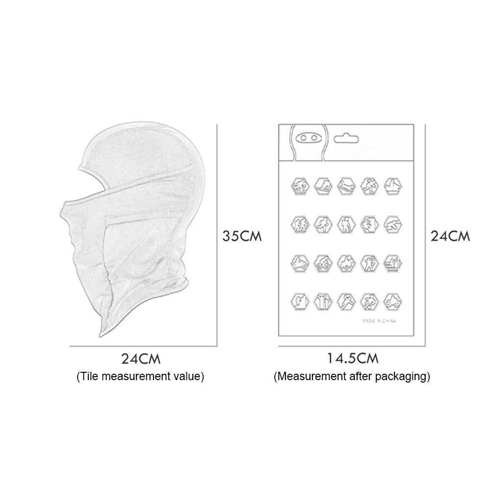 Kids' Windproof Full-Face Ski Balaclava