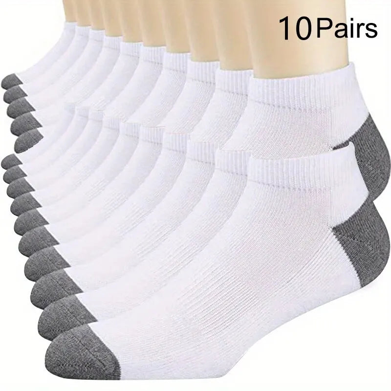 Men's Breathable Cotton Ankle Socks, image 30 of 58
