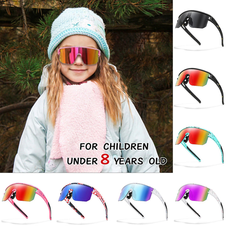 Kids' Flexible Cycling Sunglasses, Ages 3-8