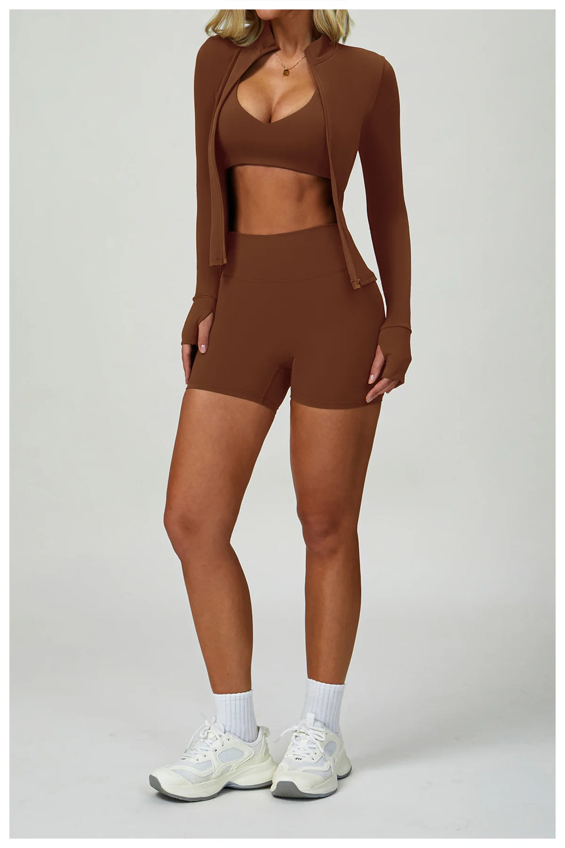 Women's 2-Piece Yoga Set, Leggings or Shorts