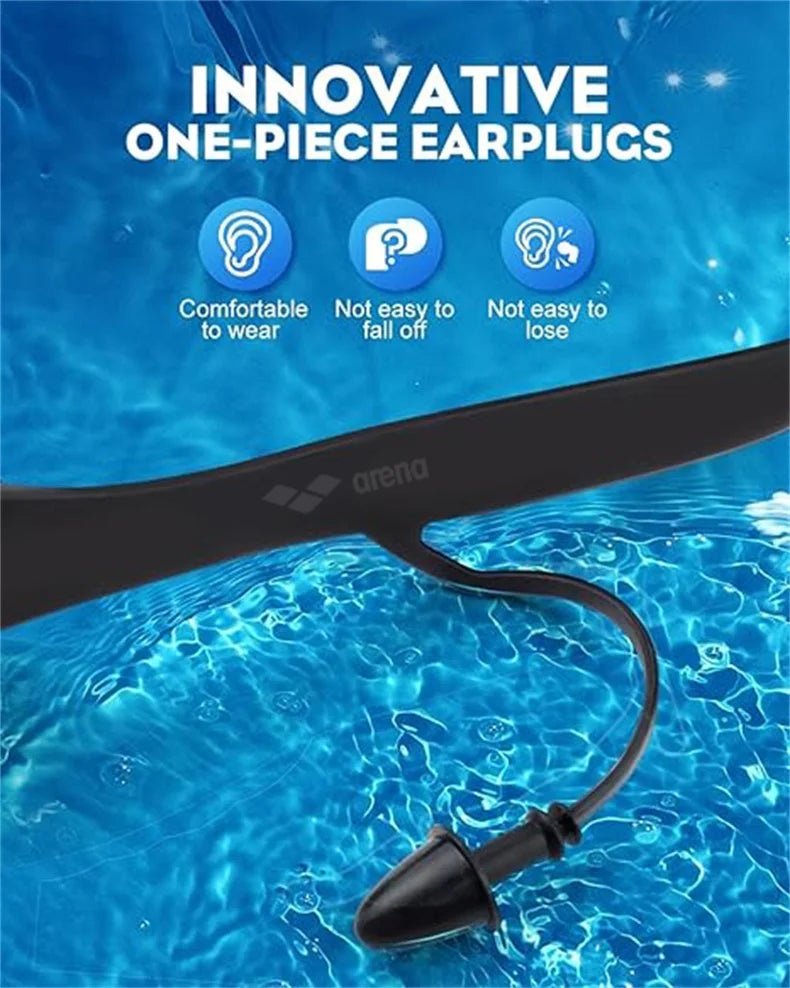 ARENA Professional Adult Anti-fog Swimming Goggles Earplugs Men