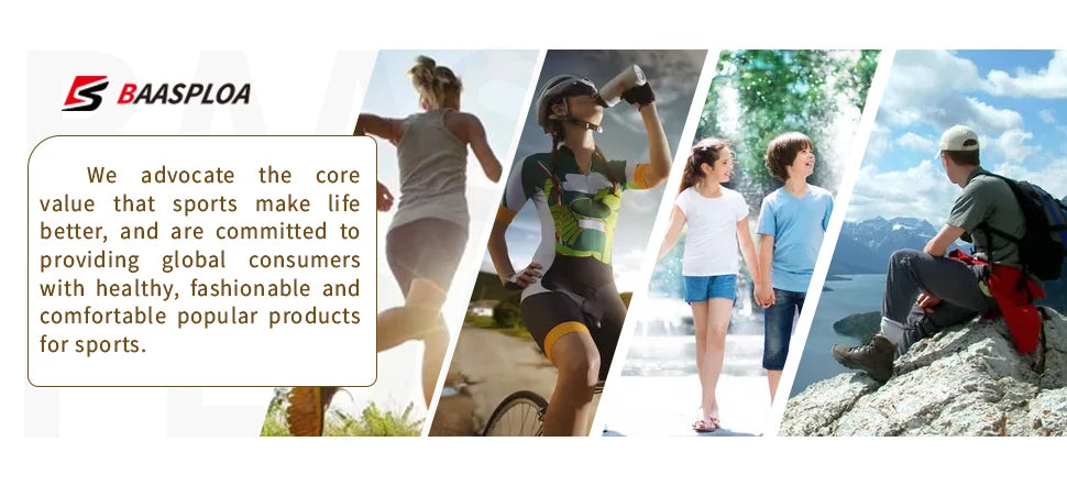 Baasploa Men Professional Running Shoes New Mesh Breathable