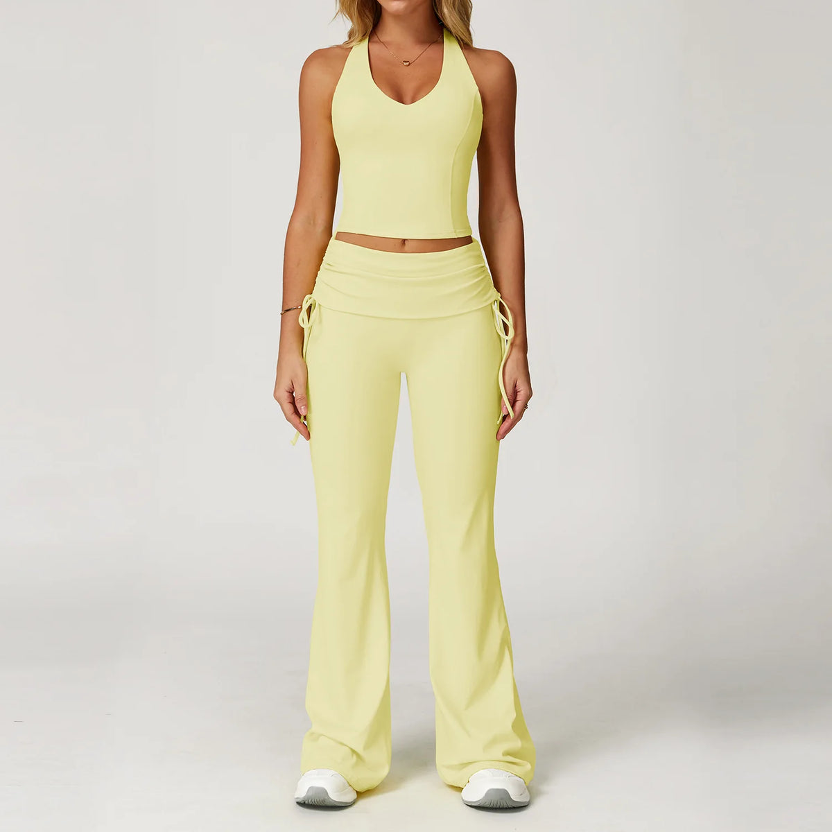 Women's Sports Bra and Bottoms Yoga Set, image 2 of 44