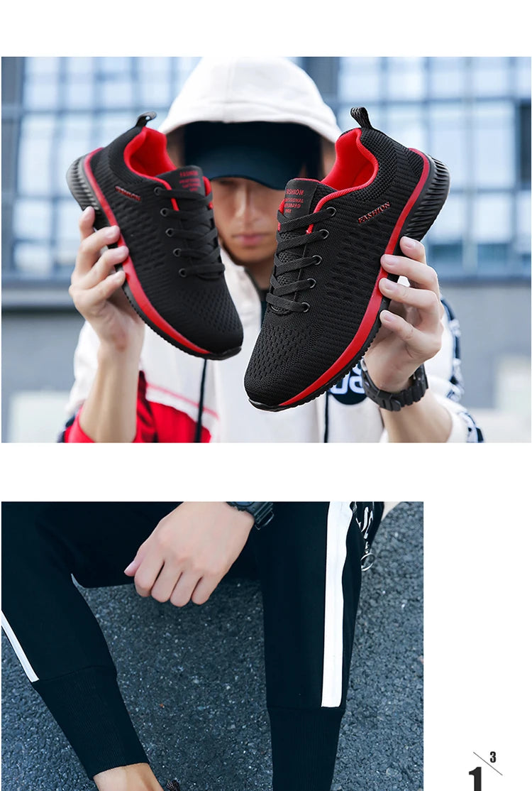 Men Running Shoes Breathable Light Comfortable Men's Casual