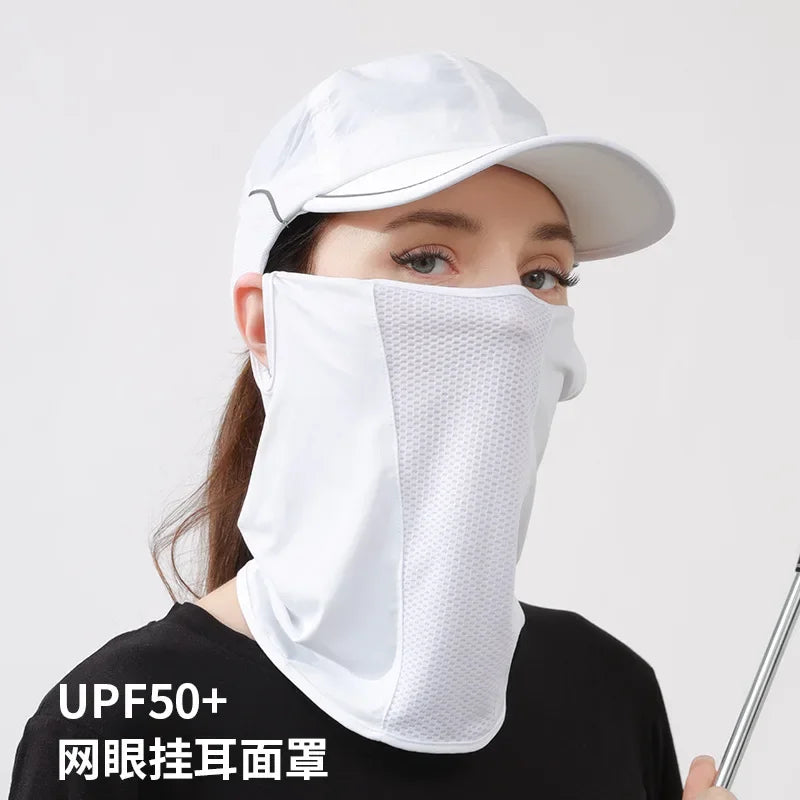 Unisex Ear-Loop Summer Face and Neck Cover