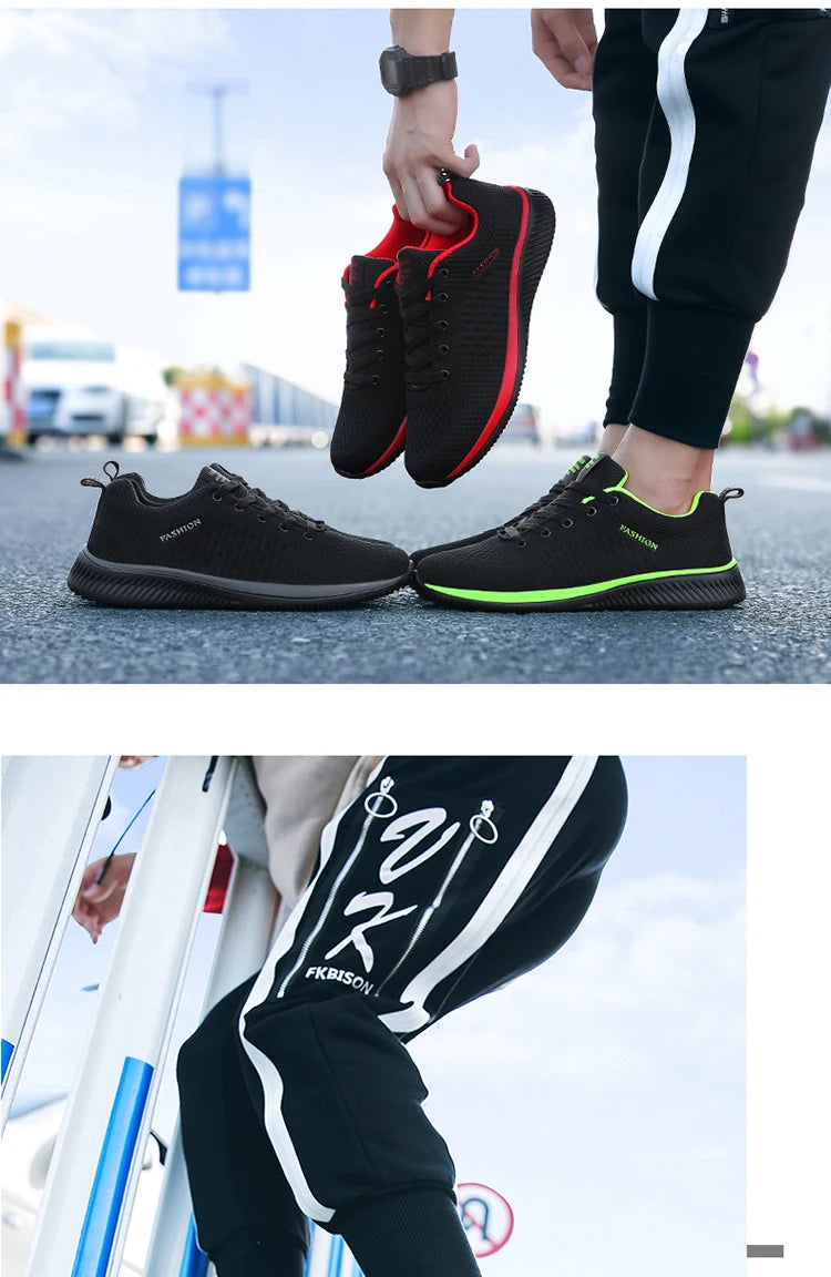 Men Running Shoes Breathable Light Comfortable Men's Casual