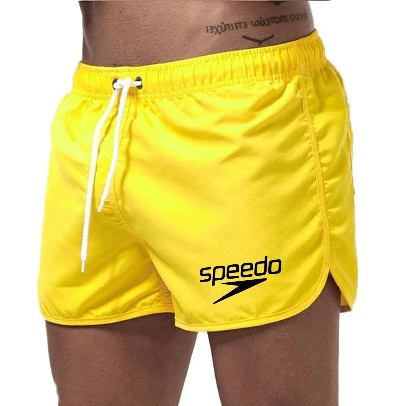 Summer Men's Shorts 2025 Beach Trunks Swim Gym