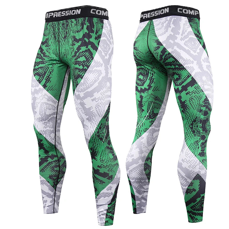 Men's Compression Pants Men Sportswear Training Legging Gym