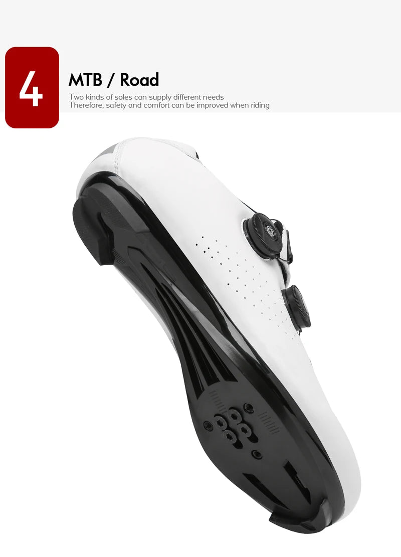 Athletic Cycling Shoes MTB Men Self-locking Cleats Road