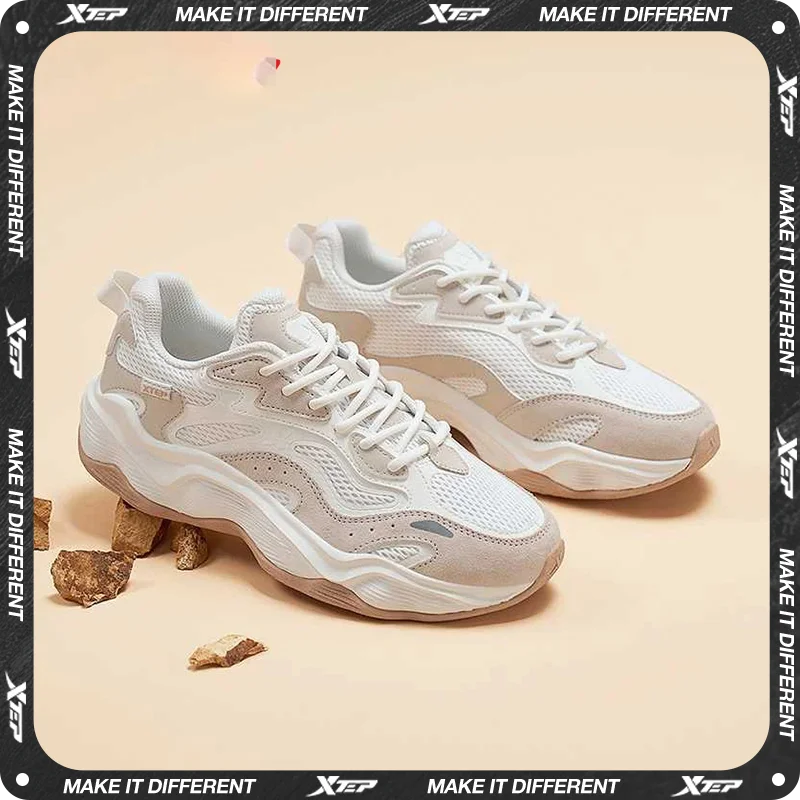 Xtep Casual Shoes Men 2024 Summer Comfortable Fashion