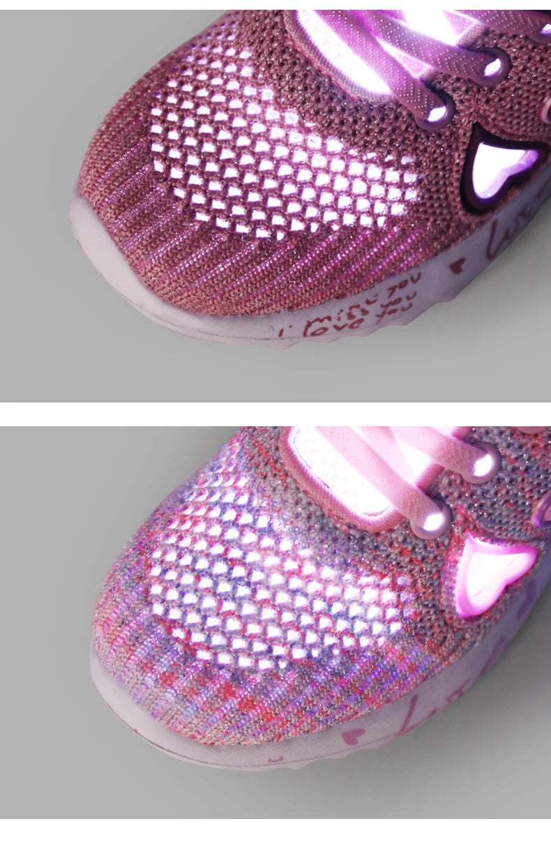 Girls Casual Shoes Light Mesh Sneakers Kids Summer