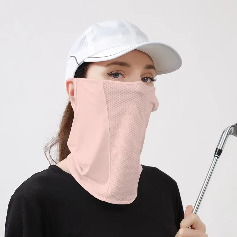 Unisex Ear-Loop Summer Face and Neck Cover