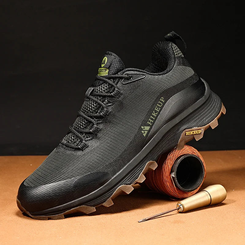 HIKEUP Outdoor Running Shoes Men Women Anti-skid Hiking