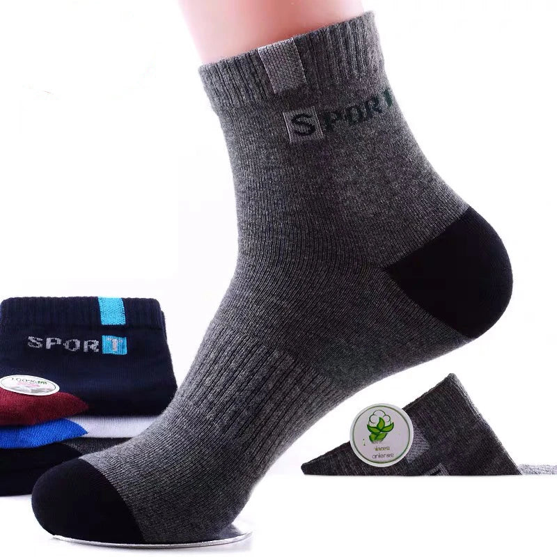 Men's Breathable Cotton Ankle Socks