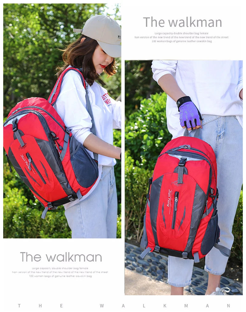New Unisex Travel Backpack Women Men Outdoor Hiking