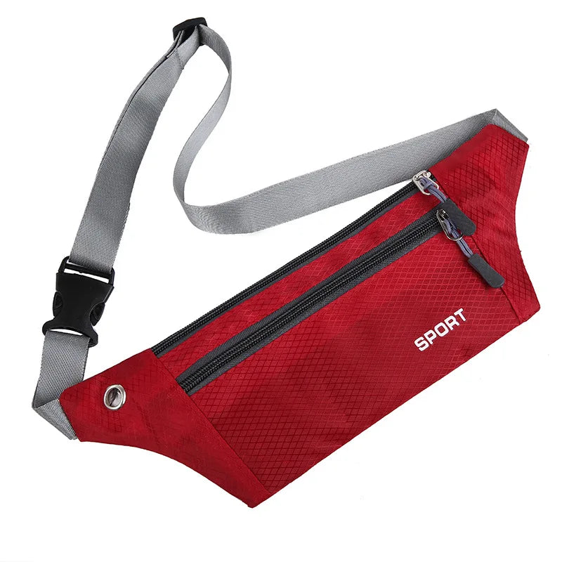Unisex Nylon Waist and Chest Bag for Running