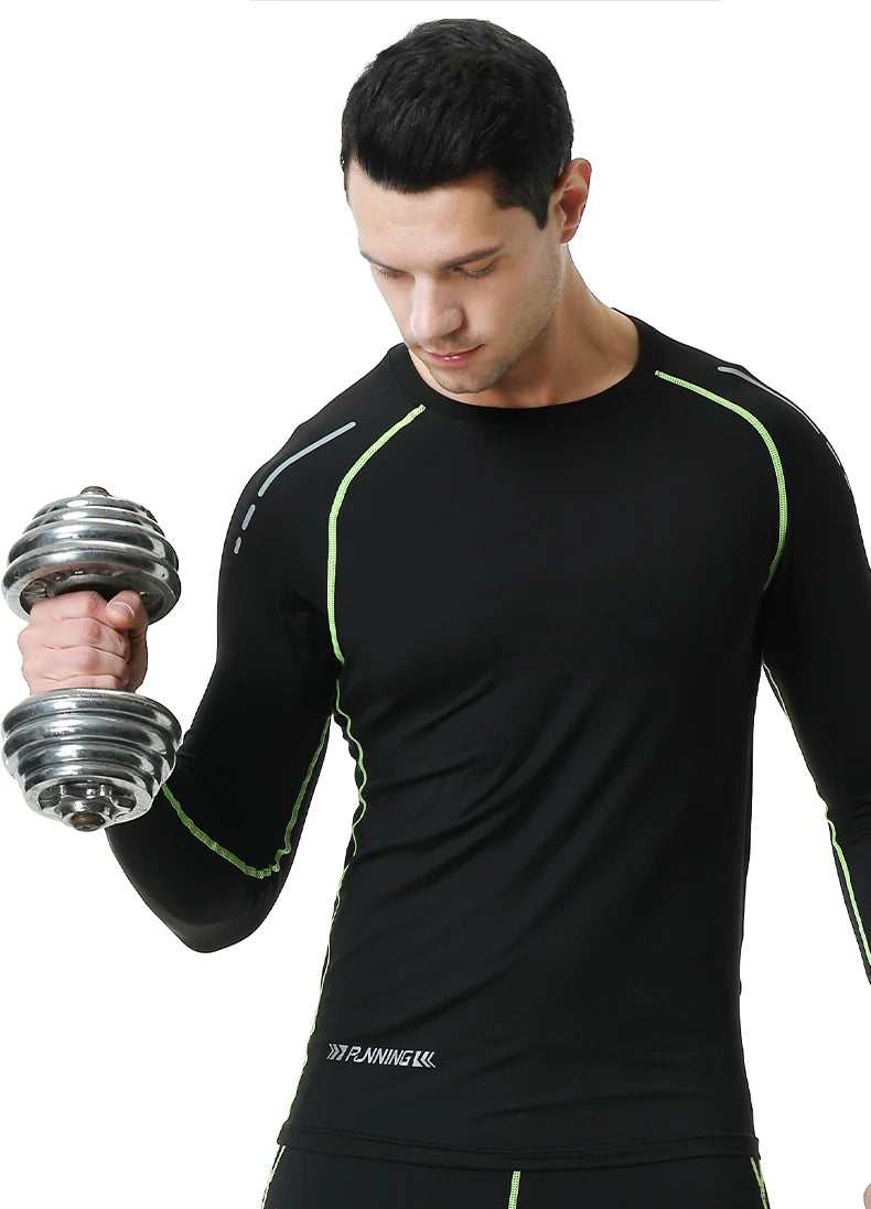 Mens Compression Pants Quick Dry Sportswear Running Tights