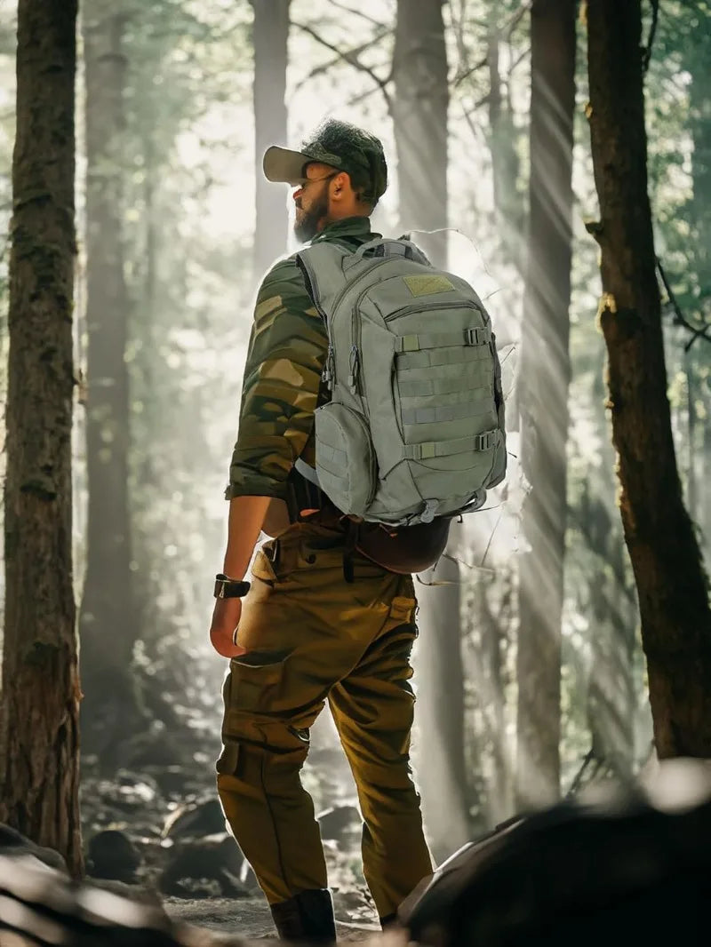 45L Waterproof Fishing Hunting Backpack Outdoor Rucksacks Tactical