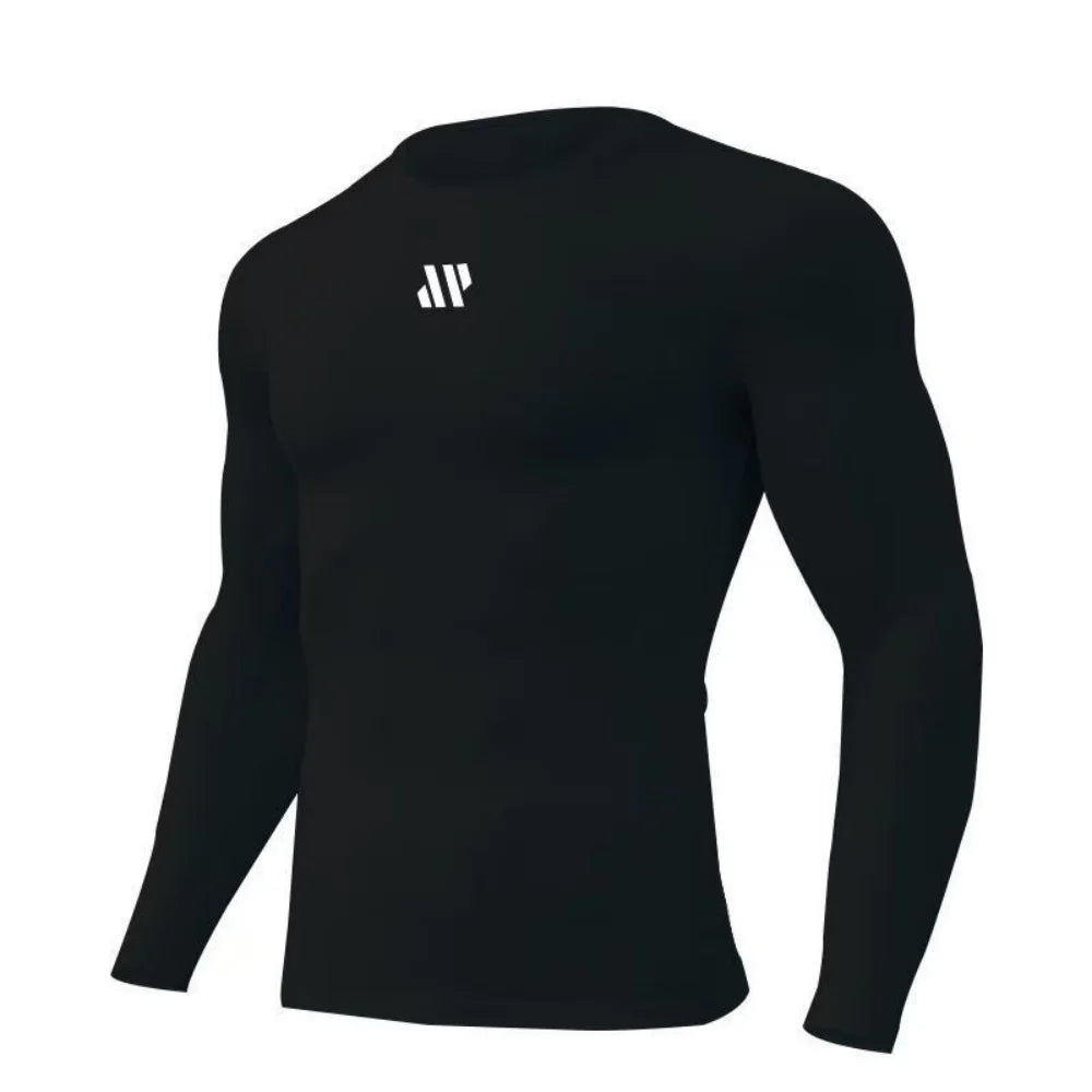Men Turtleneck Quick dry Long-Sleeved Compression Long Sleeved