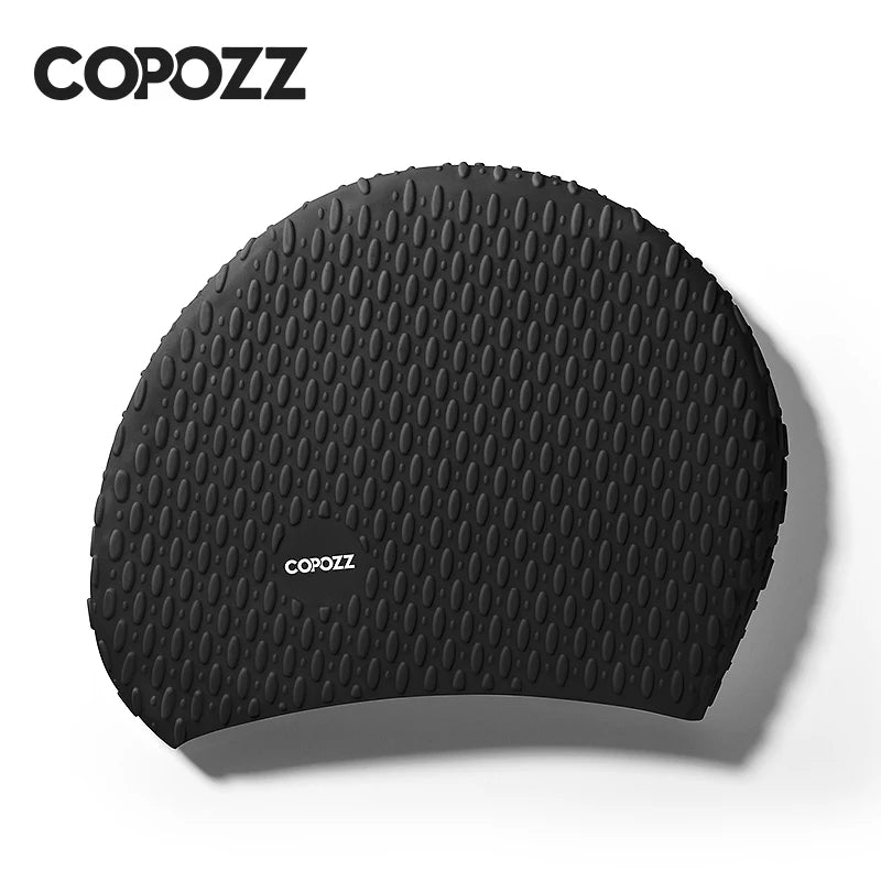 COPOZZ Men's Large Silicone Swimming Cap