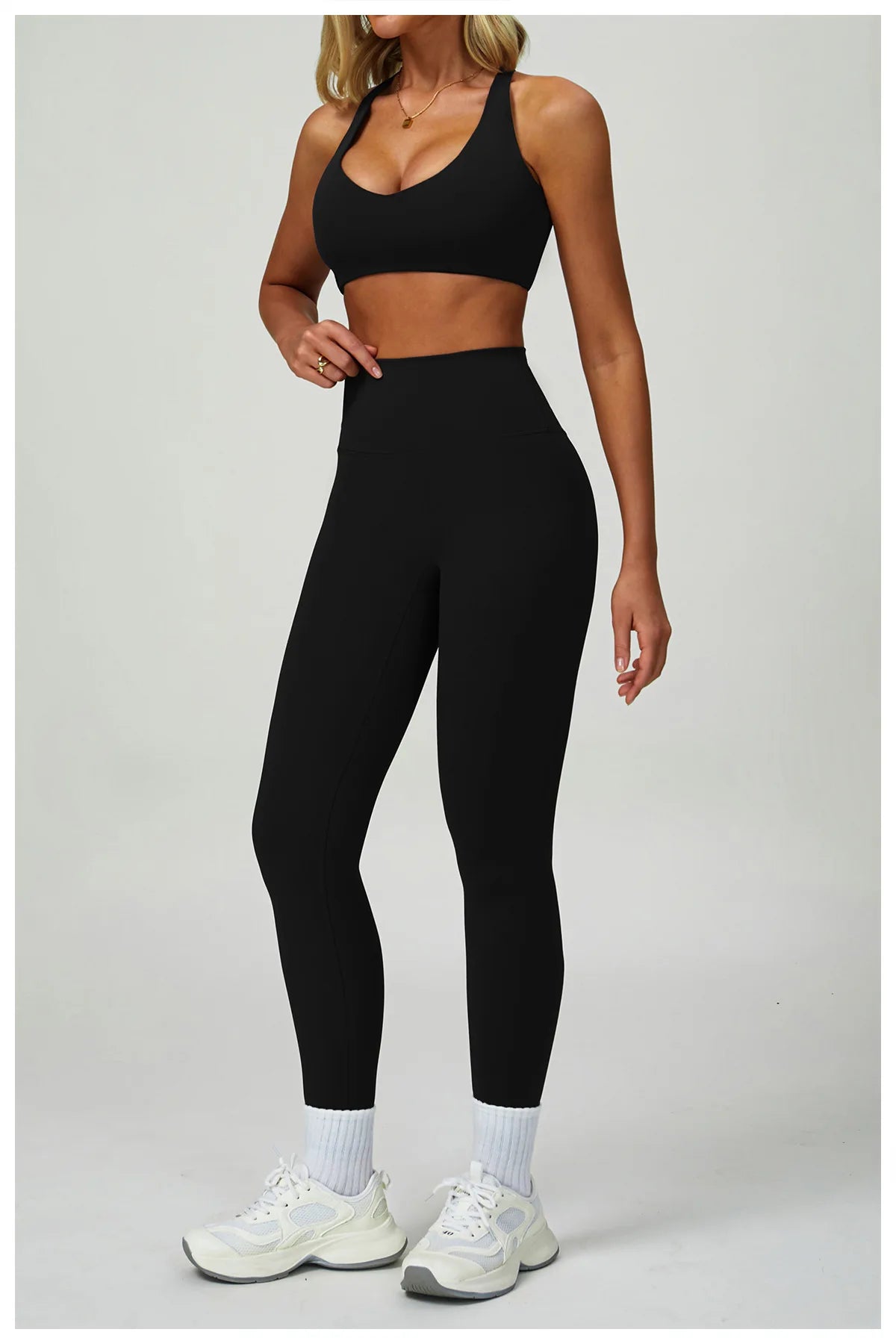 Women's 2-Piece Yoga Set, Leggings or Shorts, image 36 of 60
