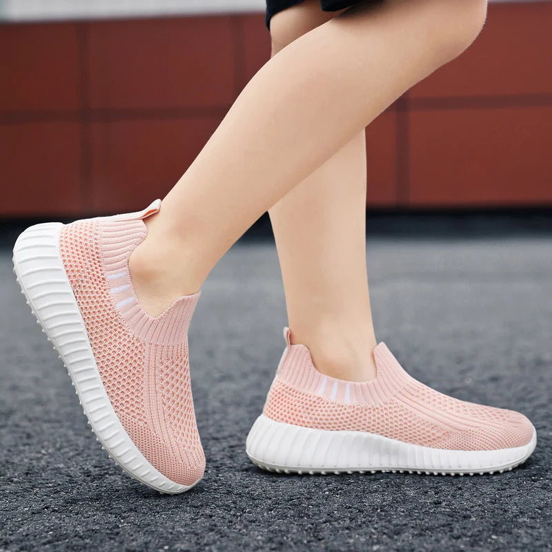 Kids' Slip-On Sock-Style Running Trainers