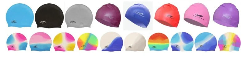 No Fog Head Silicone High-quality Swimming Cap Adults