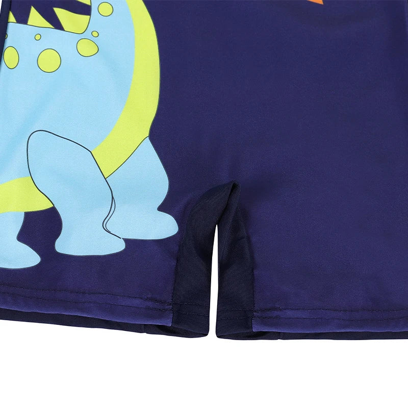 Baby Boy One-piece Swimsuit Short Sleeve Swimwear Kids