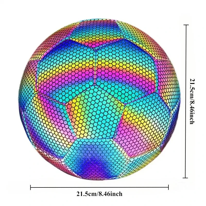 Soccer Reflective Football Luminous Ball Night Outdoor Sports