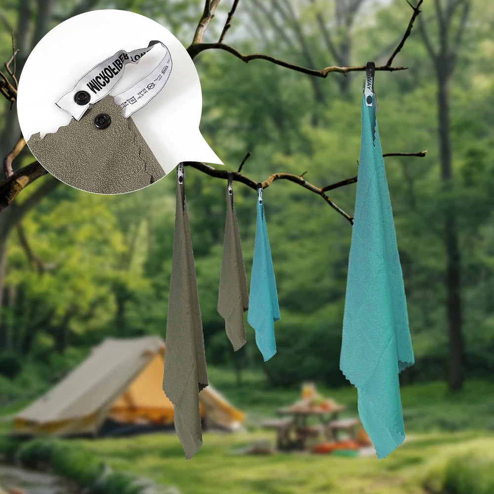 Quick Drying Absorbent Bath Towel,Backpacking Hiking,Swimming,Camping Bath Towel,Breathable