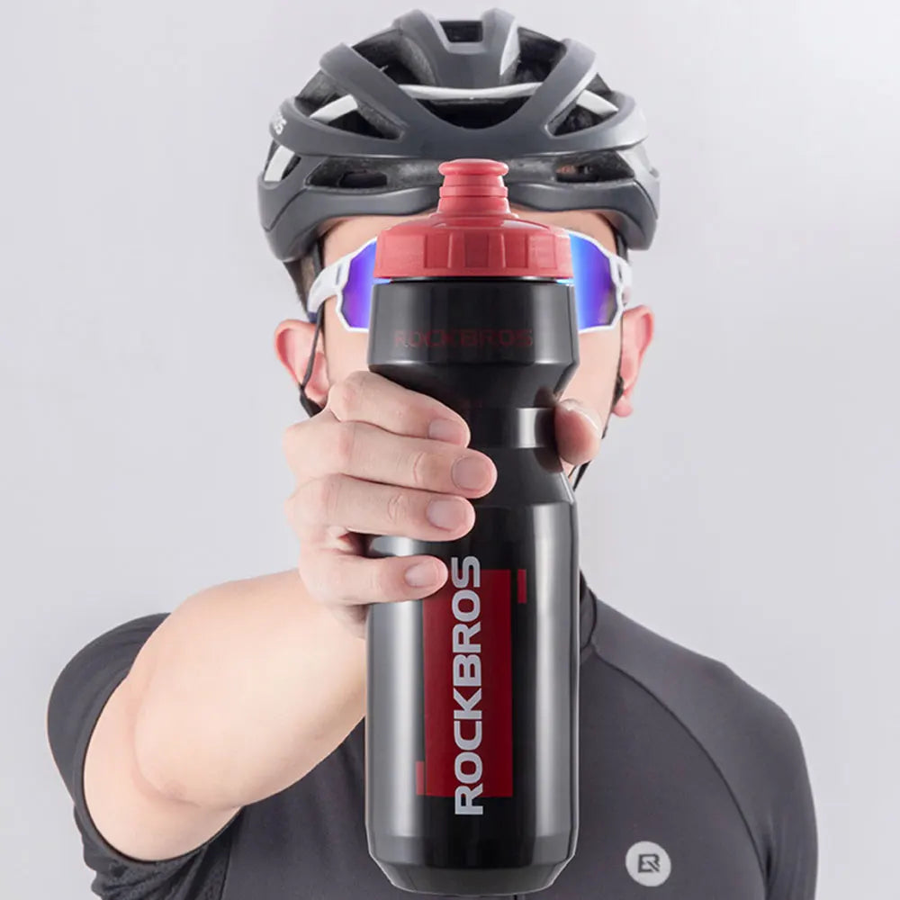 ROCKBROS Cycling Water Bottle+Water Bottle Holder 2-Piece Set