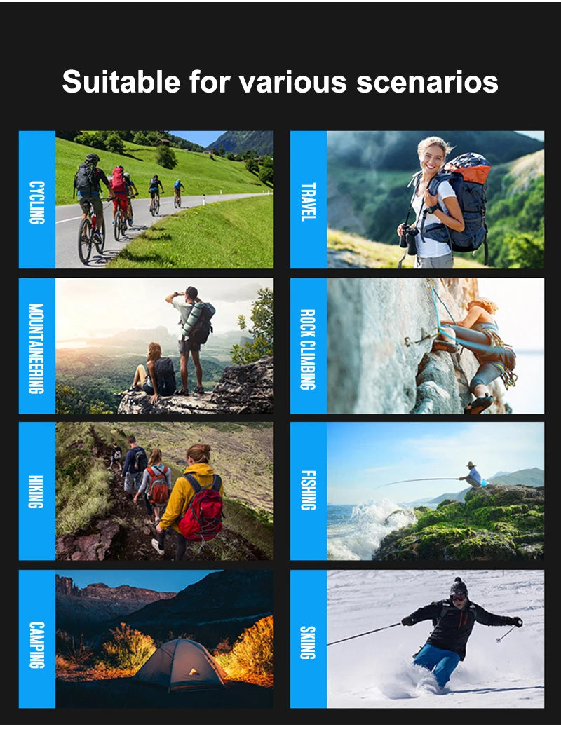 New Unisex Travel Backpack Women Men Outdoor Hiking