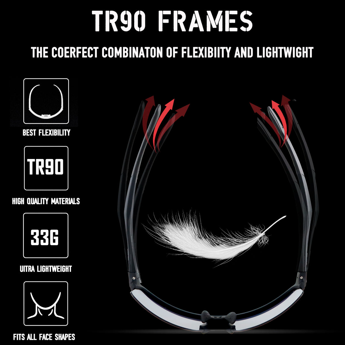 Unisex Polarised Cycling Glasses, 10 Colours, image 9 of 21