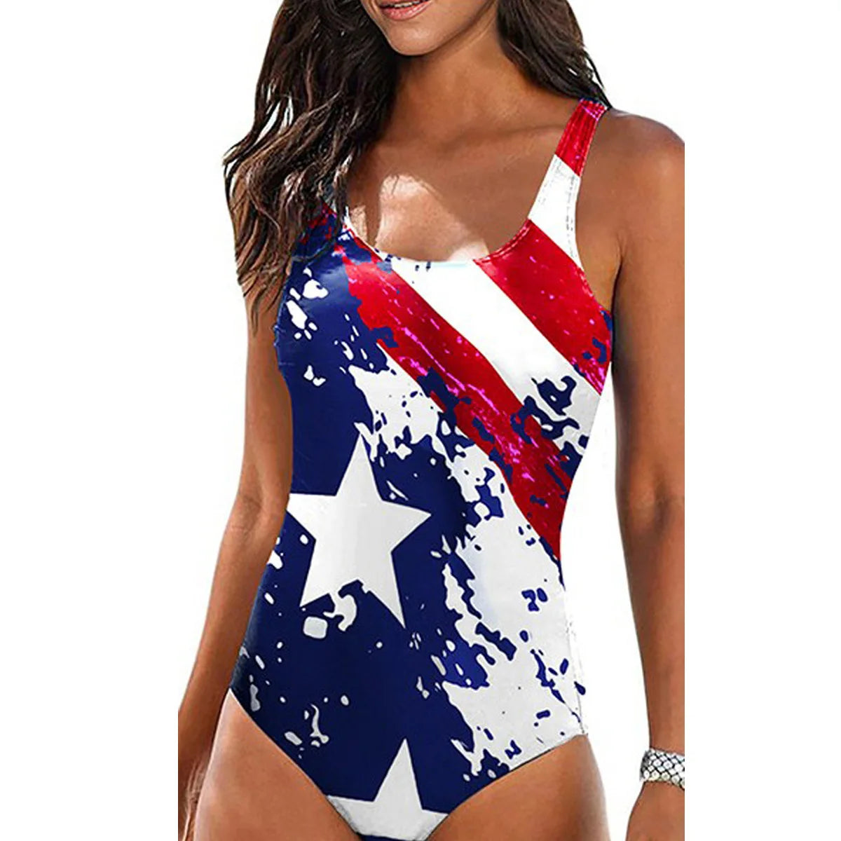 Women's Criss-Cross Back One-Piece Swimsuit, image 19 of 20