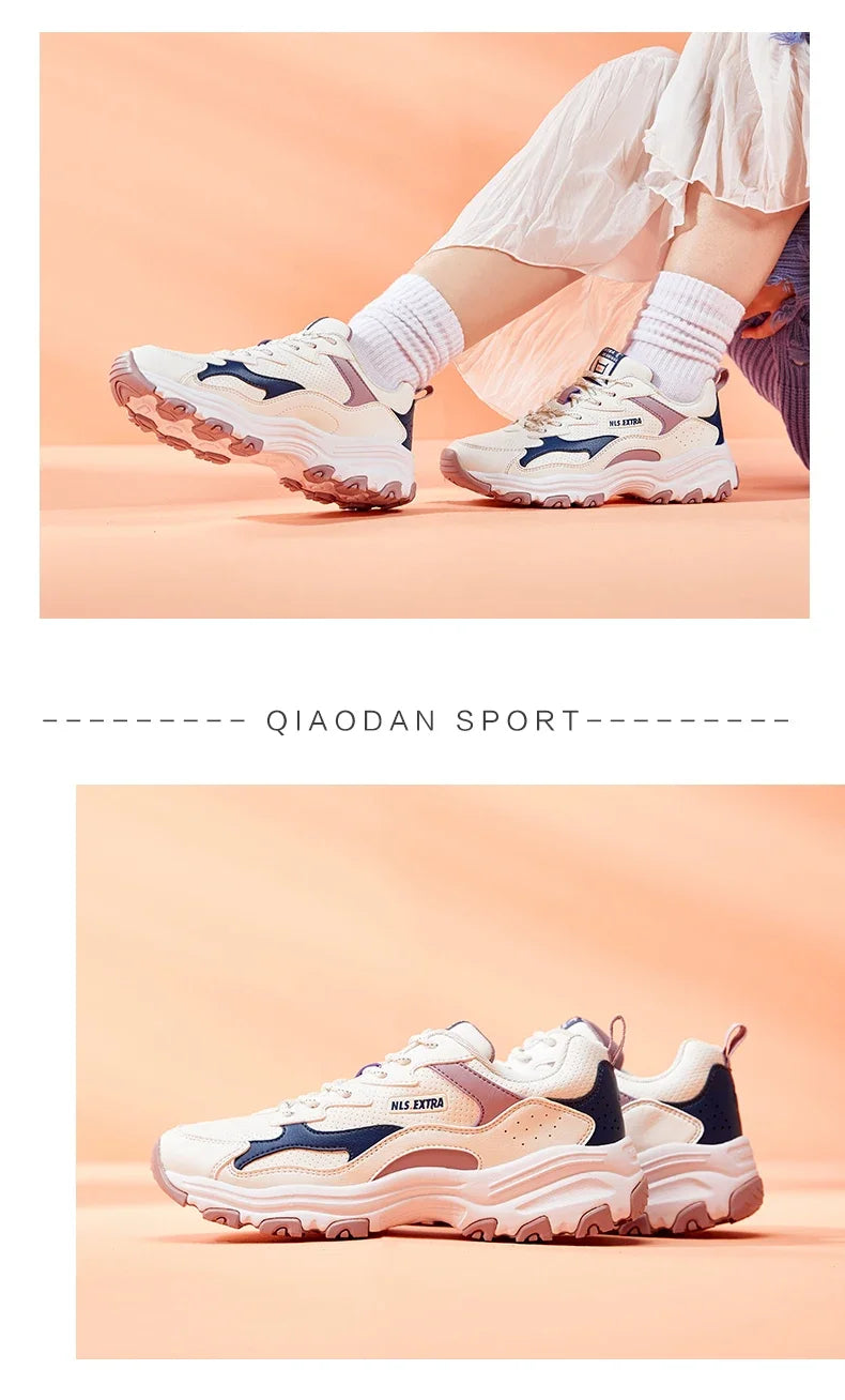 QIAODAN Leisure Shoes Women 2023 Fashion Sports Shoes