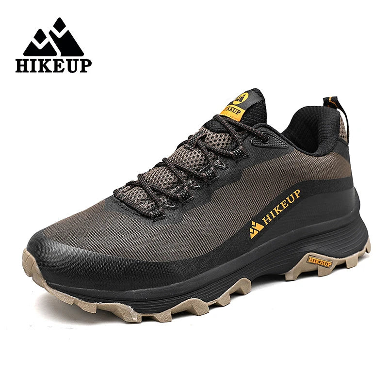 HIKEUP Outdoor Running Shoes Men Women Anti-skid Hiking