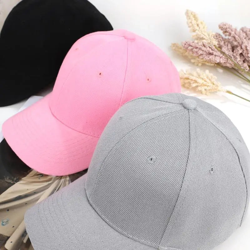 Fashion Candy Color Kids Baseball Cap Sun Protection