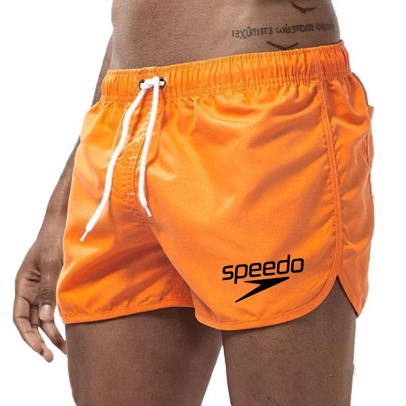 Summer Men's Shorts 2025 Beach Trunks Swim Gym